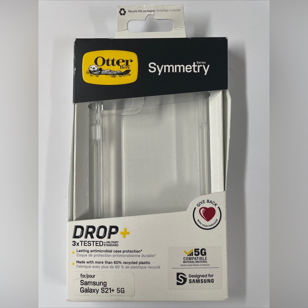 OtterBox Symmetry Case for Samsung Galaxy S21+ 5G Clear Brand New In Box